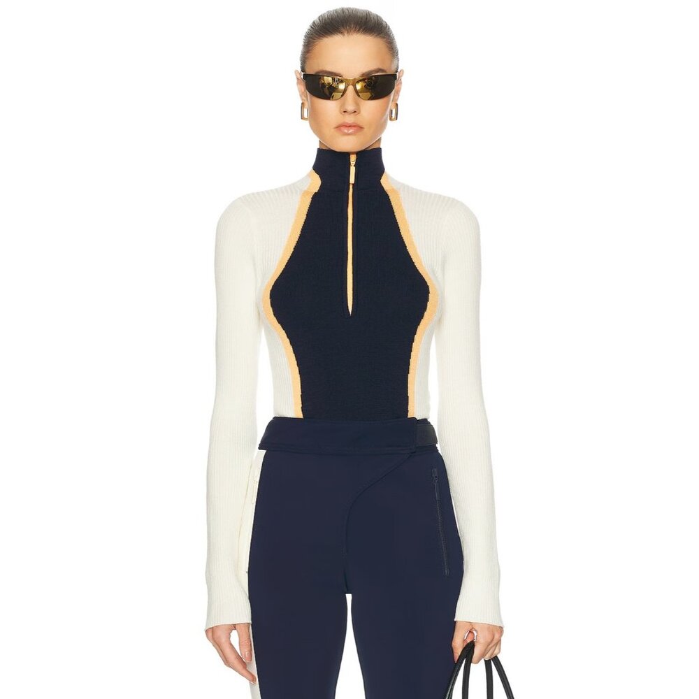 CORDOVA Geilo Quarter Zip Pullover in Indigo Multi